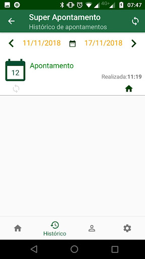 Super Apontamento - Timesheet Screen 3