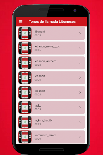 Ringtones and Lebanese Sounds Screen 2