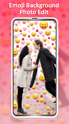 Emoji Background Photo Edit