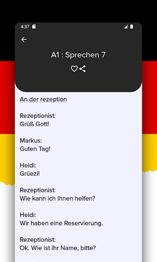 Deutsch Sprechen A1 Screen 3