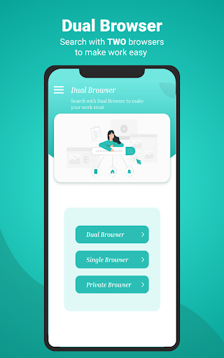 Dual Browser Split Screen: App Screen 2