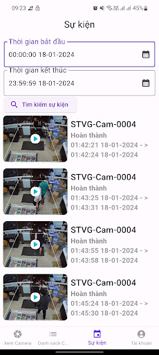 Android application NVR Smartlook screenshort