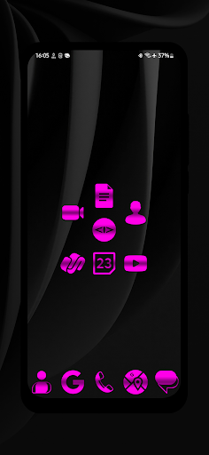 Pink Fused Metal Icon Pack Screen 3