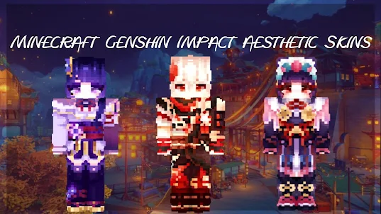 Genshin Player Skin Mod MCPE