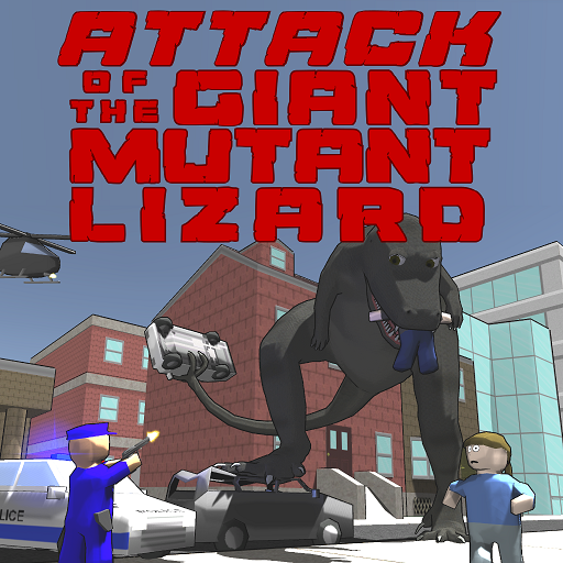 Attack of Giant Mutant Lizard logo