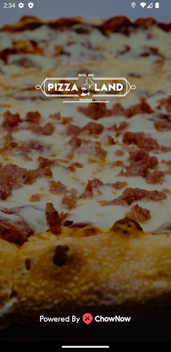 Android application Pizza Land screenshort
