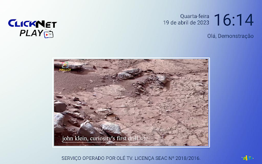clicknet play tv Screen 2