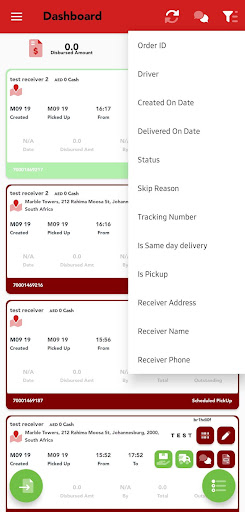 Next Delivery Merchant Screen 2