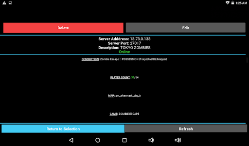 Server Info for CSGO