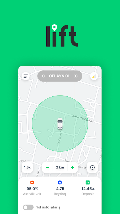 Lift Taxi Driver - 1.0.0.32 - (Android)