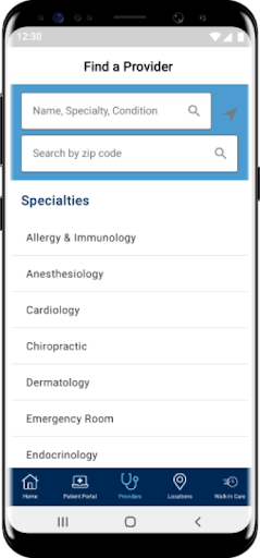 Android application WCHConnect screenshort