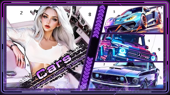 Cars, Transport Coloring Games 4