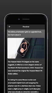 Huawei Watch Fit Elegant Guide