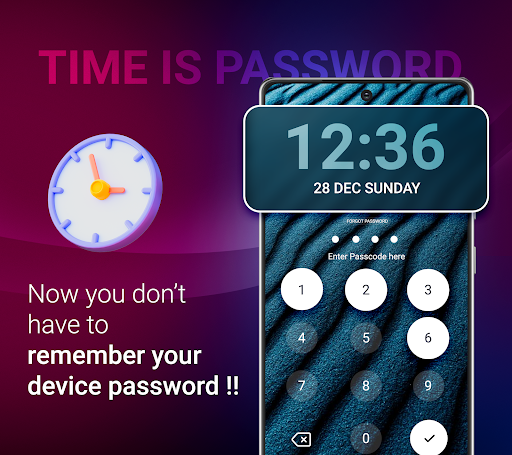 Time Password : Phone Lock 1