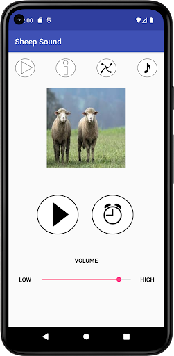 Android application Sheep Sound screenshort