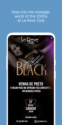 Android application Le Rêve Club screenshort