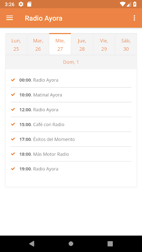 Radio Ayora Screen 2