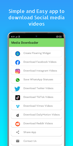Media Downloader Screenshot 1 - AppWisp.com