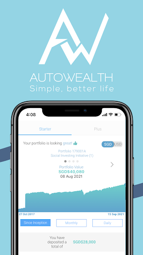 Android application AutoWealth screenshort