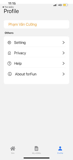 Android application Forfun screenshort