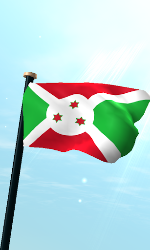 Android application Burundi Flag 3D Live Wallpaper screenshort