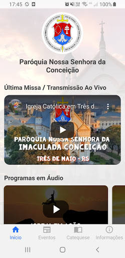 Android application Paróq. Nossa Sr. da Conceição screenshort