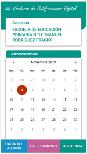Android application Cuaderno de Notificaciones screenshort