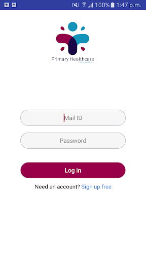 Android application Primary Healthcare screenshort
