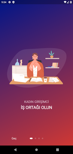 Android application Ticaretin Kadınları screenshort