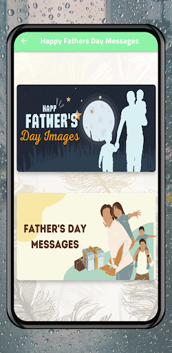 Android application Happy Fathers Day Messages screenshort