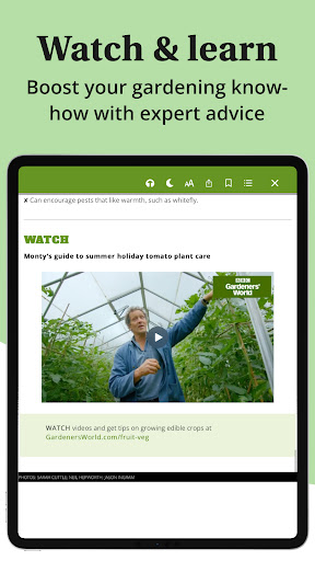 Screenshot of BBC Gardeners' World Magazine