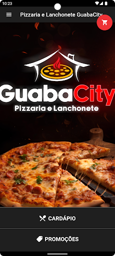 Android application GuabaCity Pizzaria screenshort