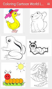 Coloring Cartoon World Larva 1.0.4 APK screenshots 1