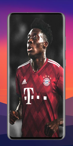 Alphonso Davies 4K Wallpaper Screen 3
