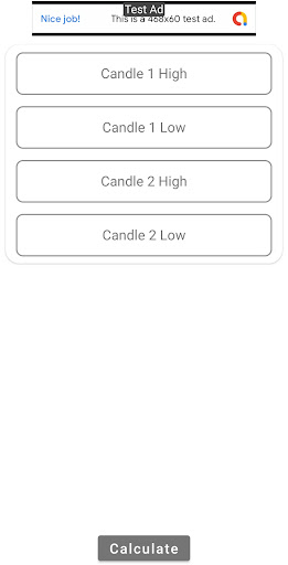 Android application Candlestick Range Calculator screenshort