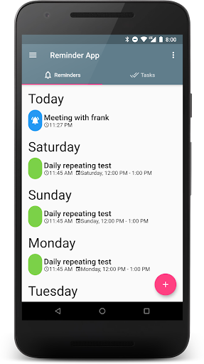 Android application Snooze It! (beta) screenshort