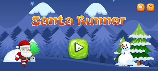 Android application Santa Runner screenshort