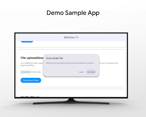WebView TV Template Screen 2