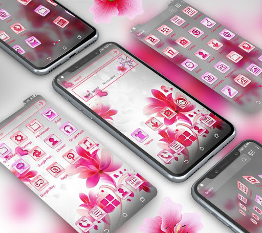 Android application Soft Flower Launcher Theme screenshort