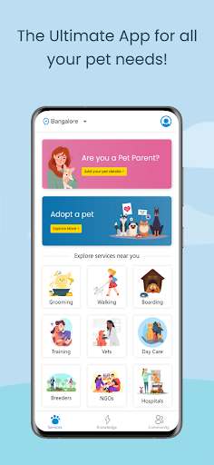 Android application Juspets screenshort
