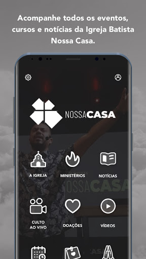 Android application Igreja Nossa Casa screenshort