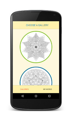 Android application Mandala Coloring Book screenshort