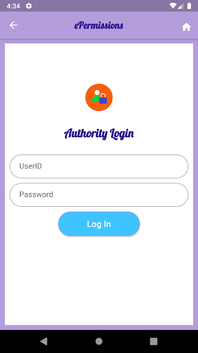 Android application ePermissions screenshort