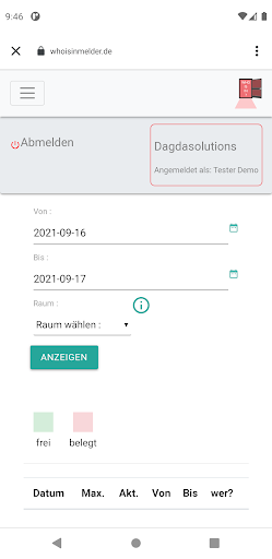 Android application Whoisinmelder screenshort