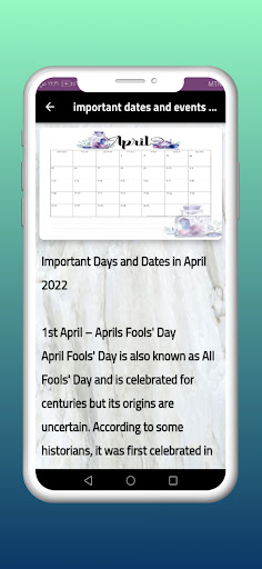 Blank Monthly calendar