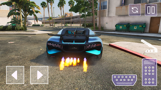 Race Bugatti Car Driving Game