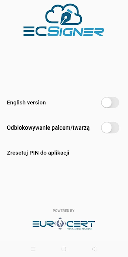 ECSigner Screen 2