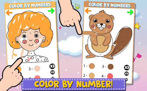 Android application Color By Numbers screenshort