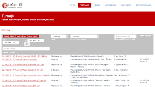 Turnaje.org Screen 2