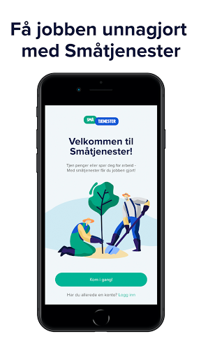 Android application Småtjenester screenshort